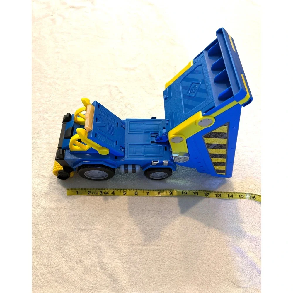 Rubble & Crew Charger's Crane Grabber‎ Dump Truck Blue Yellow Toy Vehicle Only